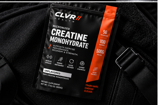 CLVR Micronized Creatine Monohydrate, unflavored 500 g pouch
